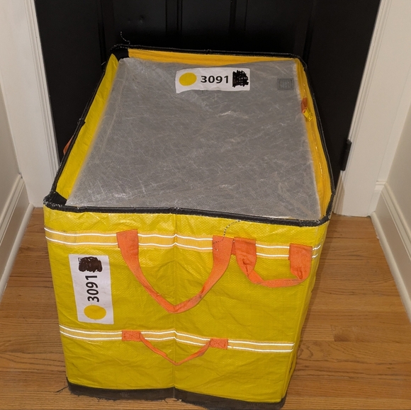 Giant zippered tote bag, xl storage bag - Picture 5 of 10
